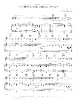 télécharger la partition d'accordéon A thousand miles away (Interprète : The Heartbeats) (Slow)  au format PDF