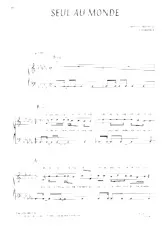 scarica la spartito per fisarmonica Seul au monde in formato PDF