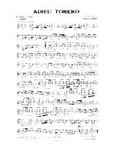 descargar la partitura para acordeón Adieu Torero (Paso Doble) en formato PDF