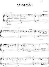 descargar la partitura para acordeón A year ago (Slow) en formato PDF