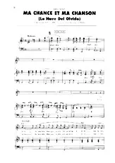 download the accordion score Ma chance et ma chanson (La Nave Del Olvido) (Chant : Julio Iglesias) in PDF format