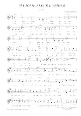 télécharger la partition d'accordéon Ma jolie fleur d'amour (Valse) au format PDF