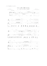 scarica la spartito per fisarmonica You are the song (From : The gentleman tramp) (Le vagabond) in formato PDF