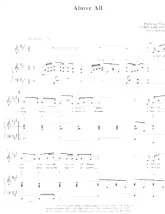 télécharger la partition d'accordéon Above all (Interprète : Michael W Smith) (Slow) au format PDF