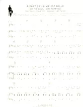 download the accordion score À part ça la vie est belle (By the devil I was tempted) (Adaptation : Eddy Marnay) (Chant : Claude François) in PDF format