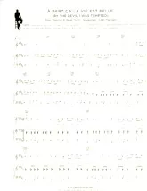 télécharger la partition d'accordéon À part ça la vie est belle (By the devil I was tempted) (Adaptation : Eddy Marnay) (Chant : Claude François) au format PDF