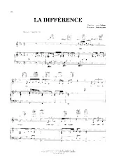 download the accordion score La différence in PDF format