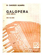 télécharger la partition d'accordéon Galopera (Cancion Paraguya) au format PDF
