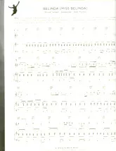 télécharger la partition d'accordéon Belinda (Miss Belinda) (Adaptation : Eddy Marnay) (Chant : Claude François) au format PDF