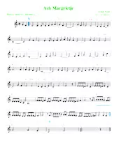 télécharger la partition d'accordéon Ach Margrietje (Arrangement : Luc Markey) (Chant : Louis Neefs) (Rumba Boléro) (Relevé) au format PDF