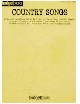 télécharger la partition d'accordéon Country Songs : Budgetbooks (90 titres) au format PDF