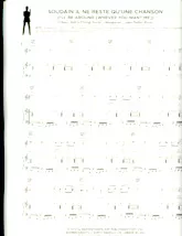 télécharger la partition d'accordéon Soudain il ne reste qu'une chanson (I'll Be Around [Whever You Want Me]) (Adaptation : Jean-Michel Rivat) (Chant : Claude François / The Detroit Spinners) au format PDF