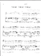 télécharger la partition d'accordéon Vrai Vrai Vrai (Arrangement : Jean-Claude Petit) au format PDF