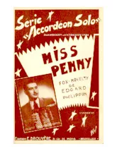 télécharger la partition d'accordéon Miss Penny (Fox Novelty) au format PDF