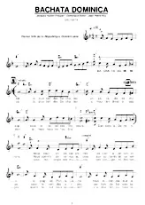 descargar la partitura para acordeón Bachata Dominica (Folk République Dominicaine) en formato PDF