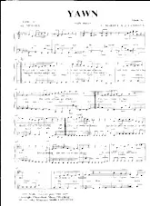 download the accordion score Yawn (Shuffle Madison) in PDF format