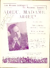 scarica la spartito per fisarmonica Adieu madame Adieu (Chant : José Morrisson) (Slow Fox) in formato PDF