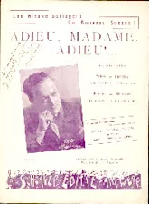 télécharger la partition d'accordéon Adieu madame Adieu (Chant : José Morrisson) (Slow Fox) au format PDF