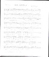 download the accordion score Adieu Marinella (Chant : Bobby Prins) (Slow Rock) in PDF format