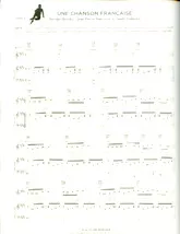 télécharger la partition d'accordéon Une chanson française (Chant : Claude François) au format PDF