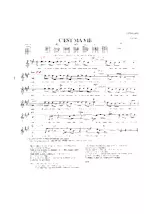 download the accordion score C'est ma vie in PDF format