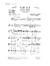 scarica la spartito per fisarmonica Sway (Quien serra) (C'est si doux) (Arrangement : Yvonne Thomson) (Cha Cha) in formato PDF