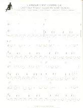 scarica la spartito per fisarmonica L'amour c'est comme ça (I Can't Help Myself [Sugar Pie Honey Bunch]) (Adaptation : Michèle Vendôme) (Chant : Claude François / The Four Tops) in formato PDF