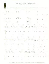 descargar la partitura para acordeón La solitude c'est après (Chant : Claude François) en formato PDF