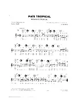 télécharger la partition d'accordéon Païs Tropical (Mon pays Tropical) au format PDF