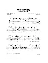 descargar la partitura para acordeón Païs Tropical (Mon pays Tropical) en formato PDF