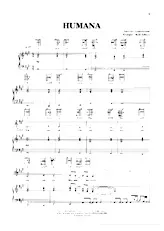 download the accordion score Humana in PDF format