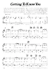 télécharger la partition d'accordéon Getting to know you (Extrait de : The King and I) (Slow Fox) au format PDF