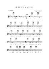 descargar la partitura para acordeón Je suis un Voyou en formato PDF