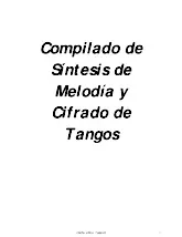 télécharger la partition d'accordéon Compilado de Sintesis de Melodia y Cifrado de Tangos au format PDF