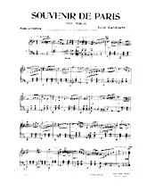 scarica la spartito per fisarmonica Souvenir de Paris (Valse Musette) in formato PDF
