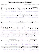 download the accordion score C'est une rumba pour toi et moi in PDF format
