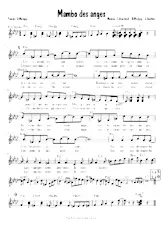 descargar la partitura para acordeón Mambo des anges en formato PDF