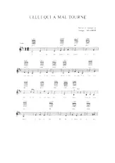 download the accordion score Celui qui a mal tourné in PDF format