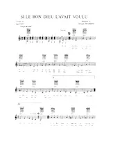 download the accordion score Si le Bon Dieu l'avait voulu in PDF format
