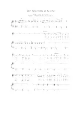 descargar la partitura para acordeón Don Quichotte et Sancho en formato PDF