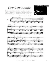 télécharger la partition d'accordéon Cow cow boogie (Interprète : Ella Mae Morse with Freddie Slack's Orchestra / Ella Fitzgerald & Ink Spots) au format PDF