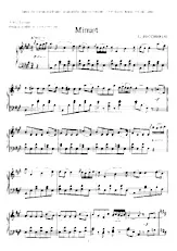 télécharger la partition d'accordéon Minuet (Menuet) (Arrangement : Gustav Mendel) au format PDF
