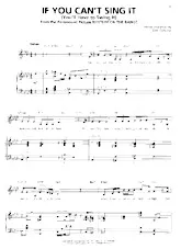 descargar la partitura para acordeón If you can't sing it (You'll have to swing it) (Interprète : Ella Fitzgerald) (Slow) en formato PDF