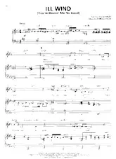 scarica la spartito per fisarmonica Ill wind (you're blowin' me no good) (Interprète : Ella Fitzgerald) (Slow) in formato PDF