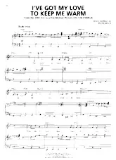 télécharger la partition d'accordéon I've got my love to keep me warm (Interprète : Ella Fitzgerald & Louis Armstrong) (Swing) au format PDF