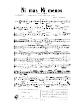 télécharger la partition d'accordéon Ni mas Ni menos (Ni plus Ni moins) (Orchestration) (Paso Doble) au format PDF
