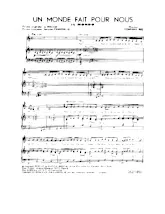 download the accordion score Un monde fait pour nous (Il Mondo) in PDF format