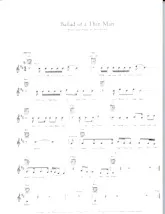 télécharger la partition d'accordéon Ballad of a Thin Man au format PDF