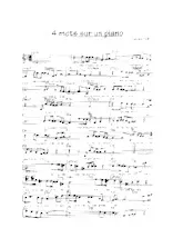 download the accordion score 4 Mots sur un piano (Chant : Patrick Fiori) (Relevé) in PDF format