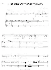 télécharger la partition d'accordéon Just one of those things (Extrait de : Jubilée) (Interprète : Ella Fitzgerald / Frank Sinatra) (Swing) au format PDF